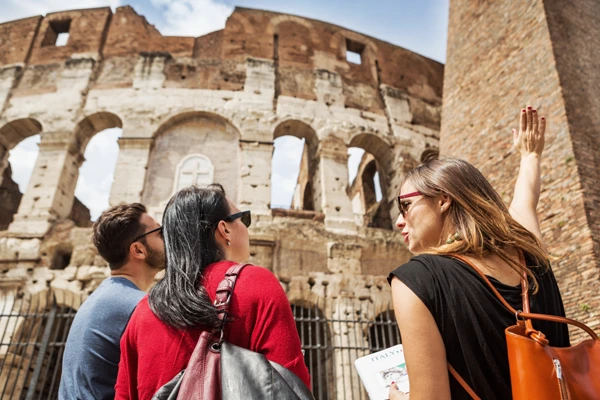 Rome Roman Colosseum History People with Guide